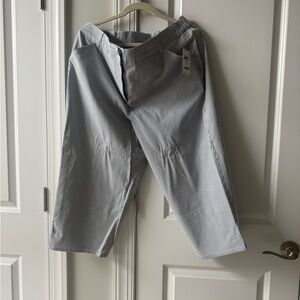 Striped Navy and White Pants